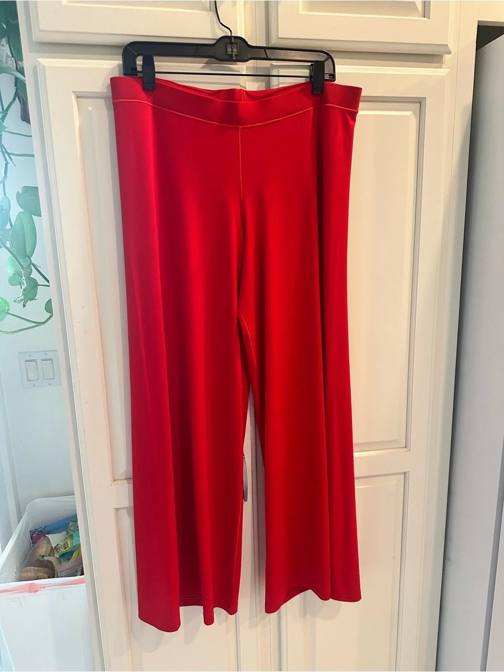 Eva Varro Red Two-Piece Tunic & Wide-Leg Pants Set - Picture 2 of 2